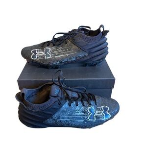 Under Armour Blur Smoke Suede 2.0 MC Football Cleats Men’s Size 9 Black